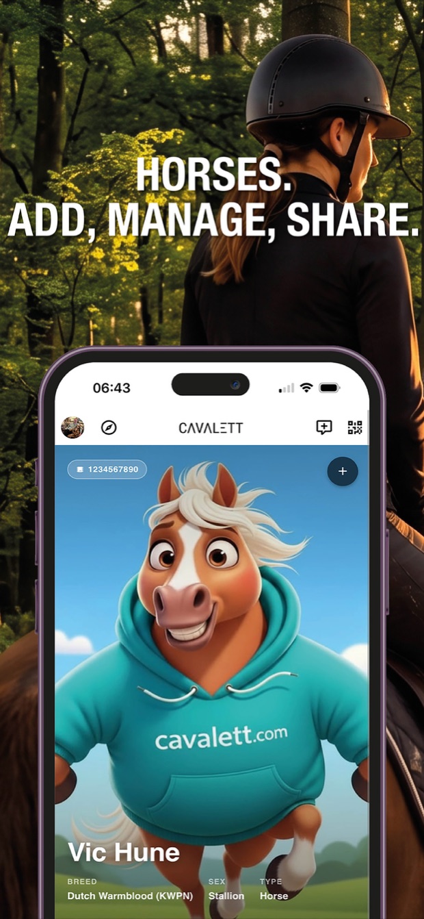 Schermafbeelding van de Cavalett-app 2/5