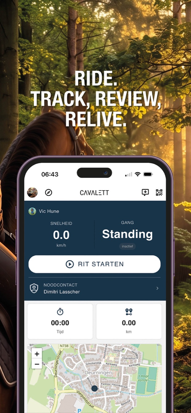 Schermafbeelding van de Cavalett-app 3/5